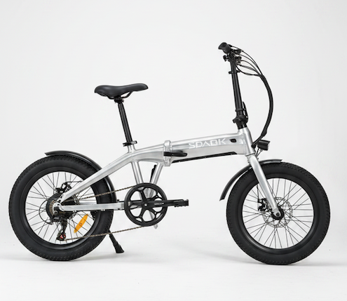 BICICLETA ELETRICA SPARK 01 PRATA SEMINOVA