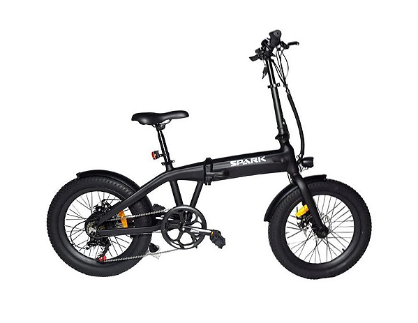 BICICLETA ELETRICA SPARK01 PRETA SEMINOVA