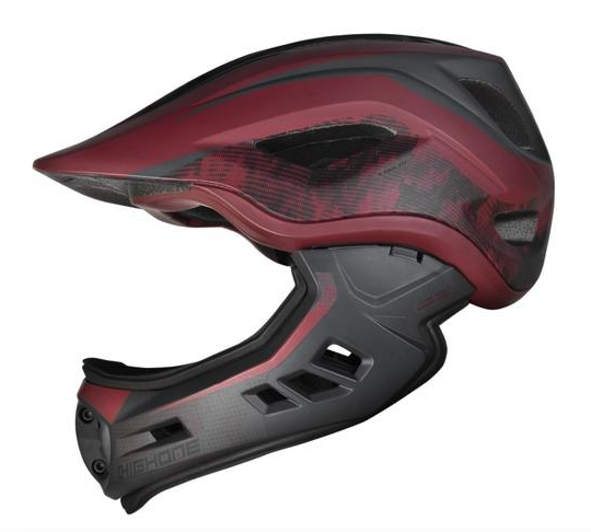 CAPACETE BIKE X FULL FECHADO MY22 TAM M VINHO/CINZA