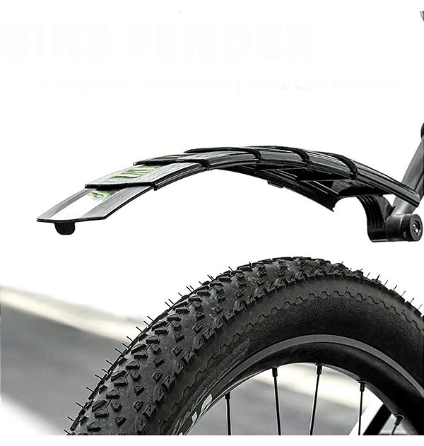 PARALAMA MTB DIANT+TRÁS AJUSTÁVEL PRETO