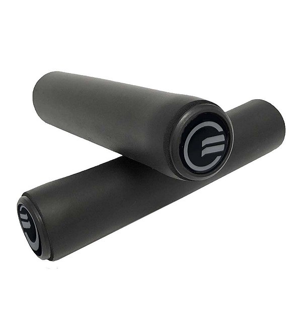 MANOPLA MTB SILICONE PRETA 130MM COM PLUG