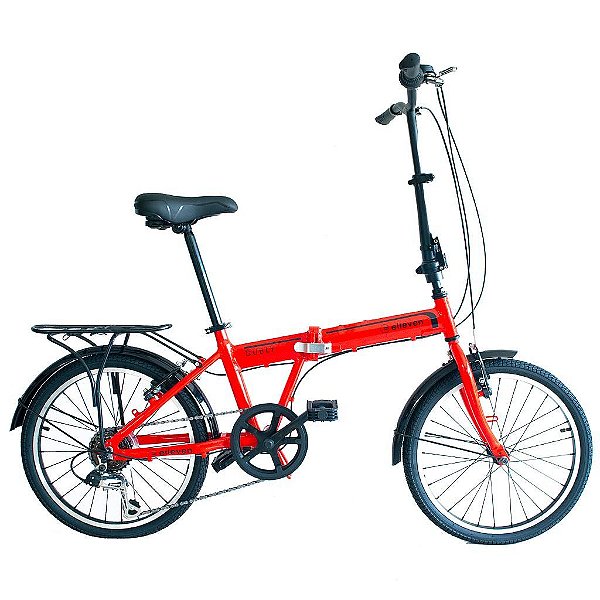 Bicicleta Dobrável Aro 20 Elleven Dubly 6v Alumínio