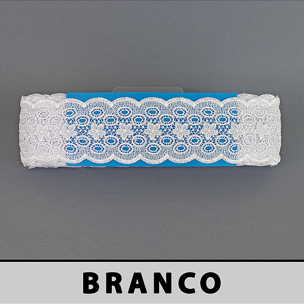 Renda Guipir Branca LA-125561 (7,5cm - 13,70m)