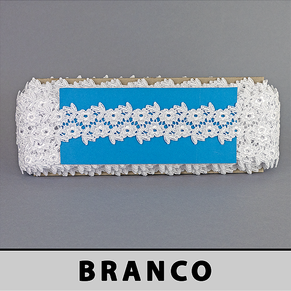 Renda Guipir Branca LA-130128 (4,5cm - 13,70m)