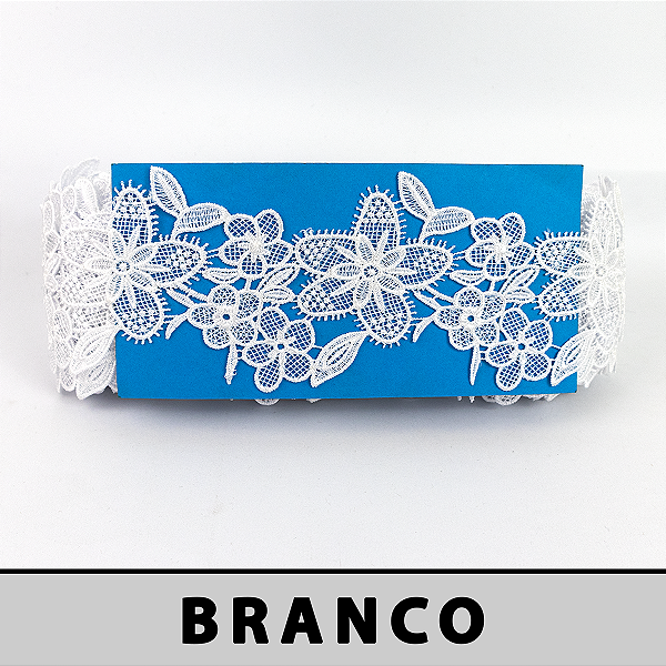 Renda Guipir Branca CH-2071 (9,0cm - 13,70m)