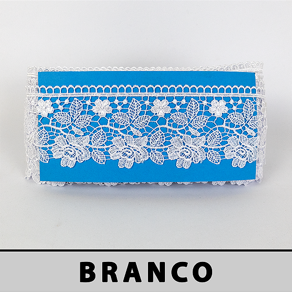 Renda Guipir Branca CH-4240 (7,5cm - 13,70m)