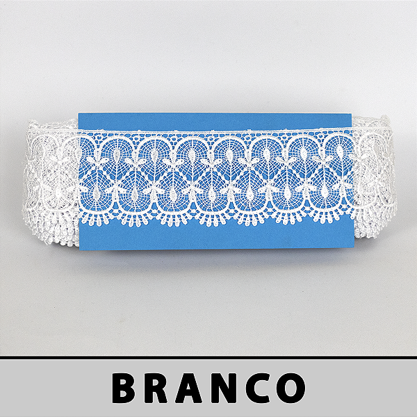 Renda Guipir Branca LA-321484 (7,0cm - 13,70m)