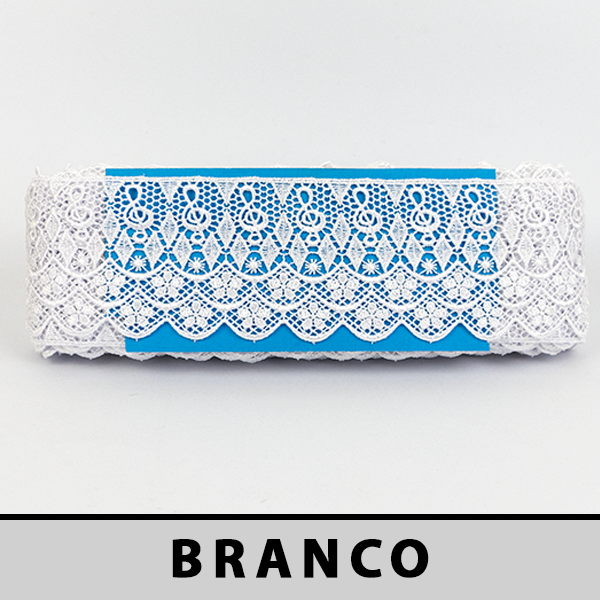 Renda Guipir Branca OR-52490 (8,0cm - 13,70m)