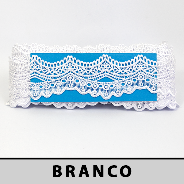 Renda Guipir Branca CH-3306 (7,0cm -  13,60m)