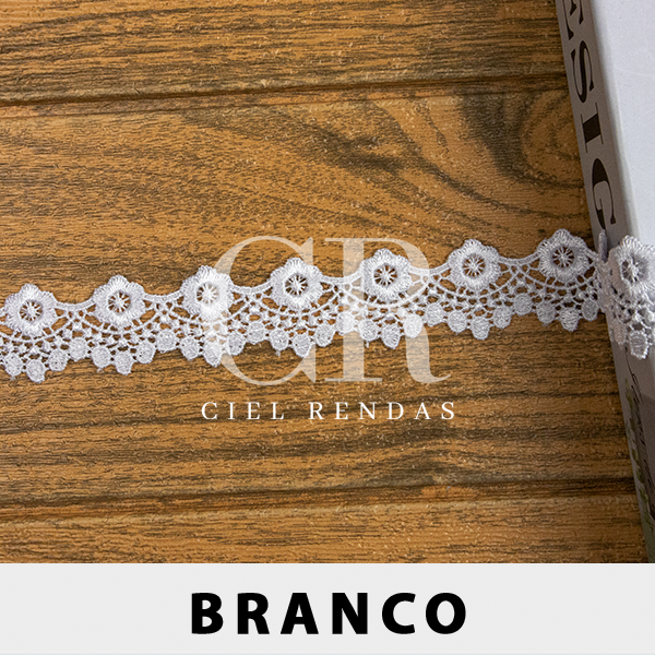 Renda Guipir Branca CH-3993 (3,0cm - 13,70m)