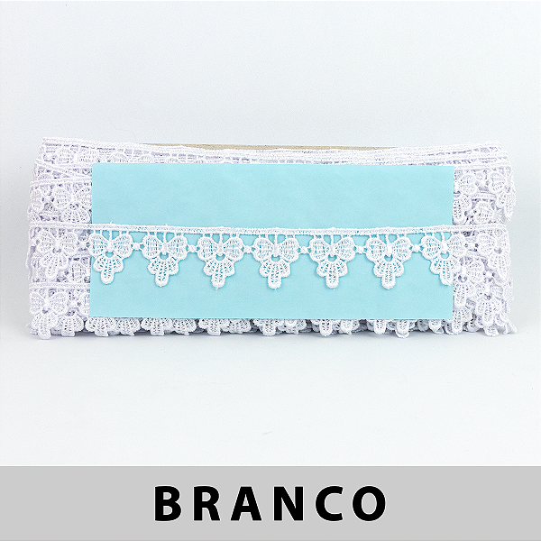 Renda Guipir Branca OR-52653 (3,0cm - 13,70m)
