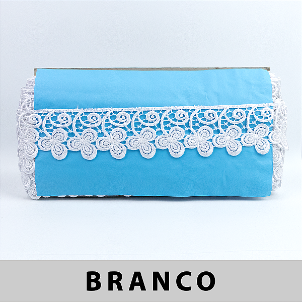 Renda Guipir Branca LA-320568 (5,0cm - 13,70m)