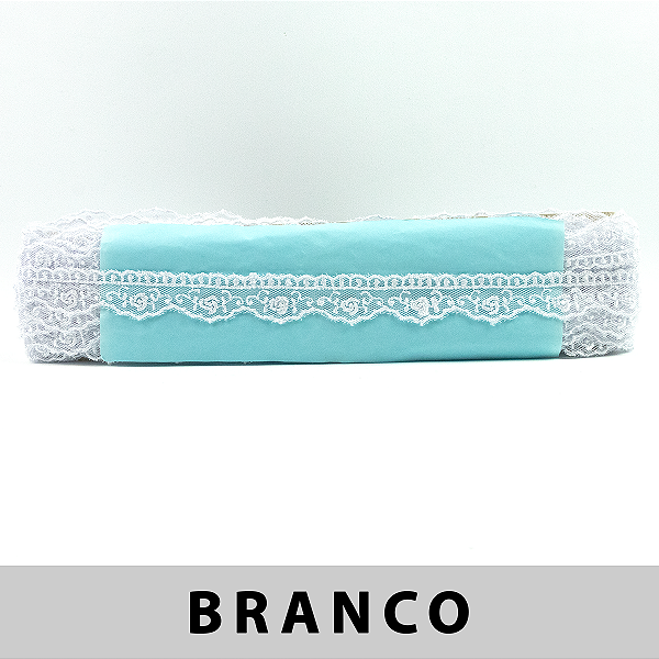Tule Bordado Branco OR-9589 (2,0cm - 13,7m)
