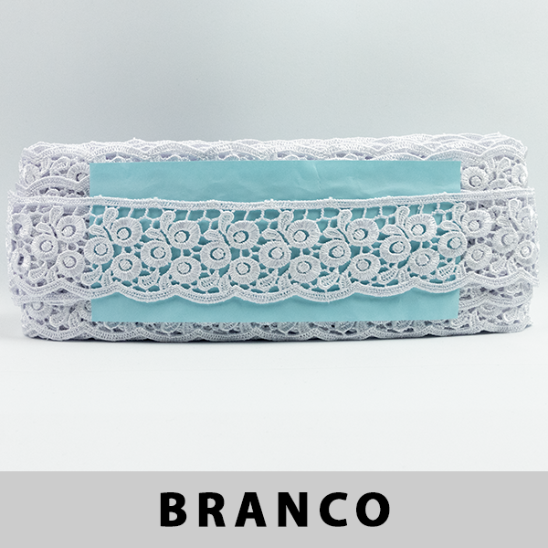 Renda Guipir Branca OR-52204 (5,0cm - 13,70m)