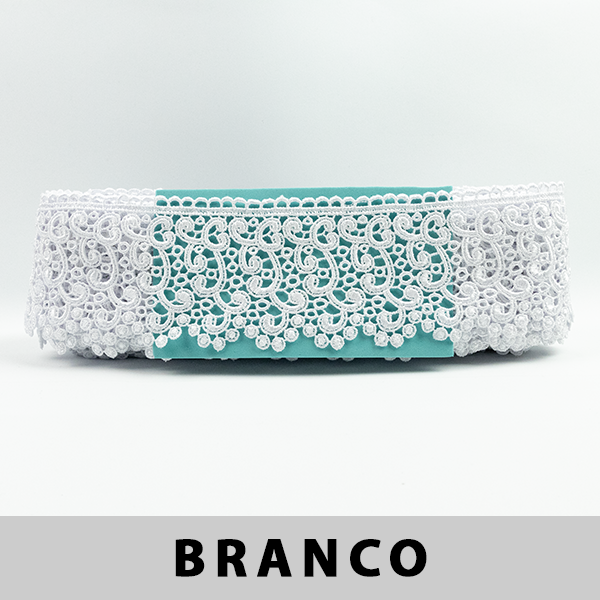 Renda Guipir Branco OR-52751/2 (7,5cm - 13,70m)