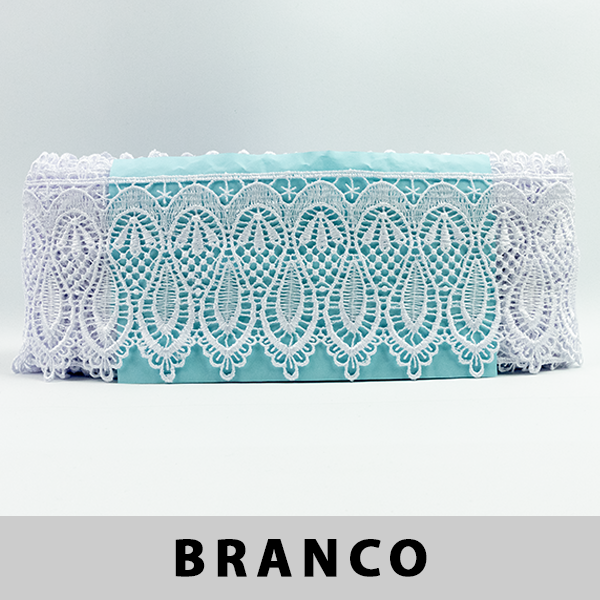 Renda Guipir Branca OR-51787 (9,5cm - 13,70m)