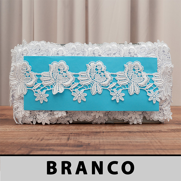 OFERTA - Renda Guipir Branca CH-3586 (6,5cm - 13,70m)