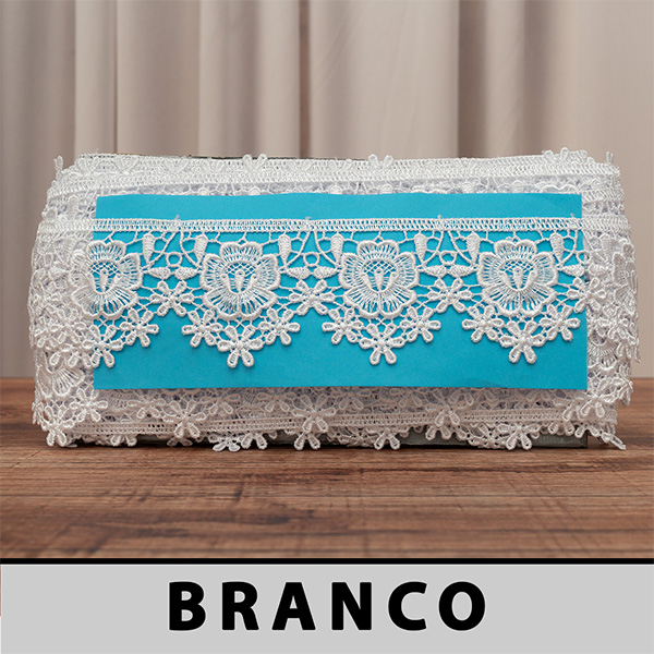 OFERTA - Renda Guipir Branca CH-3519 (6,0cm - 13,70m)