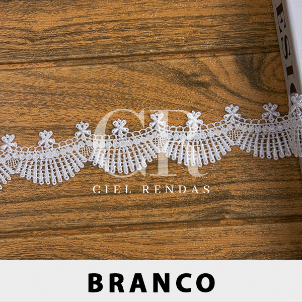 Renda Guipir Branca CH-3509 (4,0cm - 13,70m)
