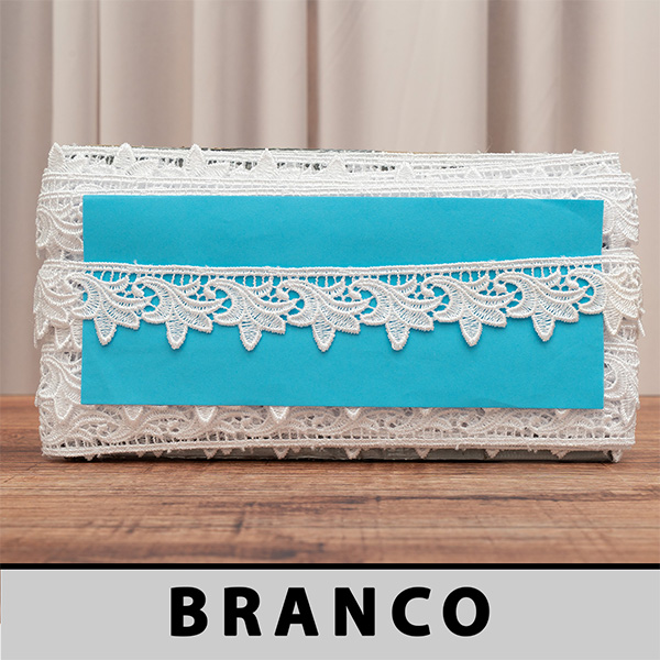 OFERTA - Renda Guipir Branca CH-1181 (3,0cm - 13,70m)