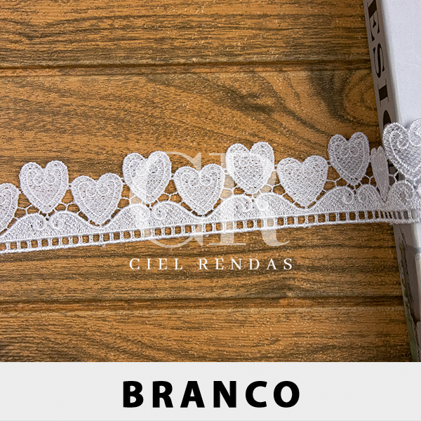 Renda Guipir Branca CH-4043 (4,5cm - 13,70m)