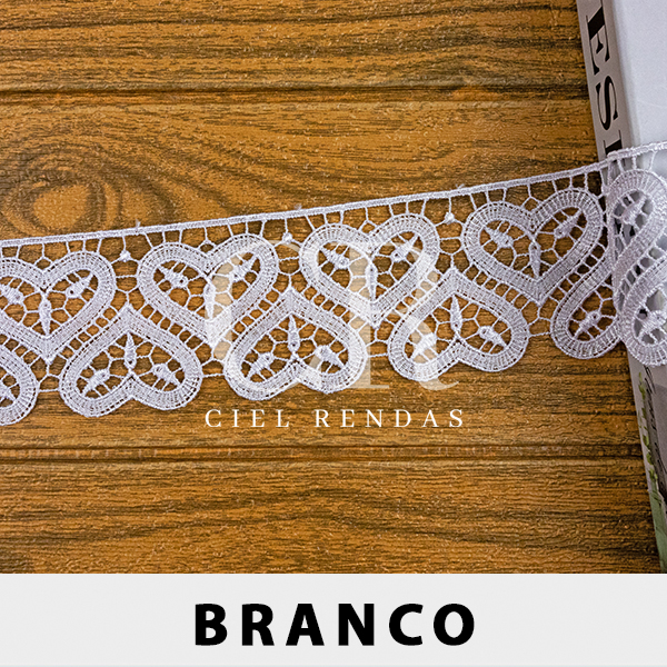 Renda Guipir Branca CH-3524 (5,5cm - 13,70m)