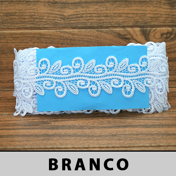 Renda Guipir Branca CH-2069/G (6,5cm - 13,7m)