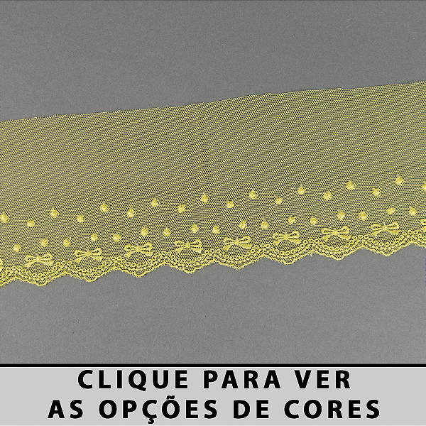 Tule Bordado CH-3156 (9,0cm - 13,70m)