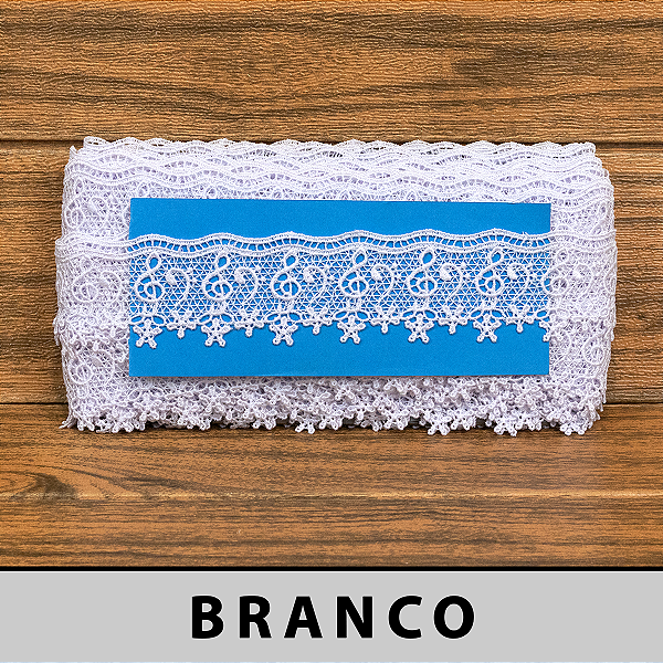 Renda Guipir Branca LA-321725 (5,0cm - 13,70m)