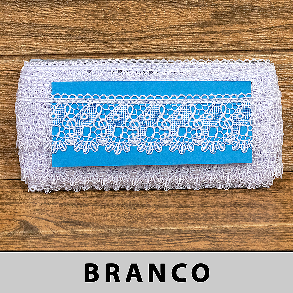 Renda Guipir Branca LA-321787 (5,0cm - 13,70m)