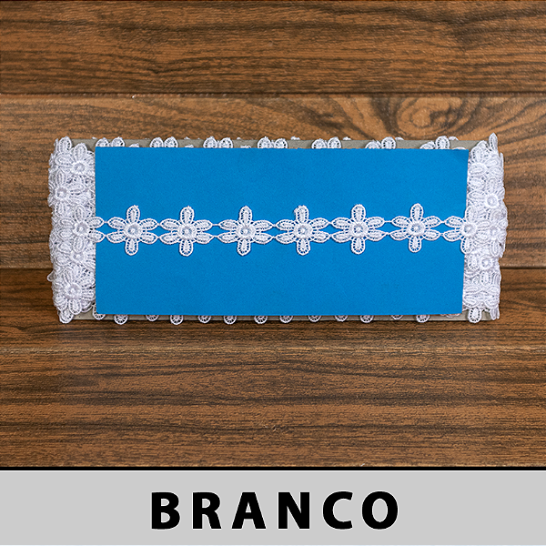 Renda Guipir Branca LA-127824 (2,5cm - 13,70m)