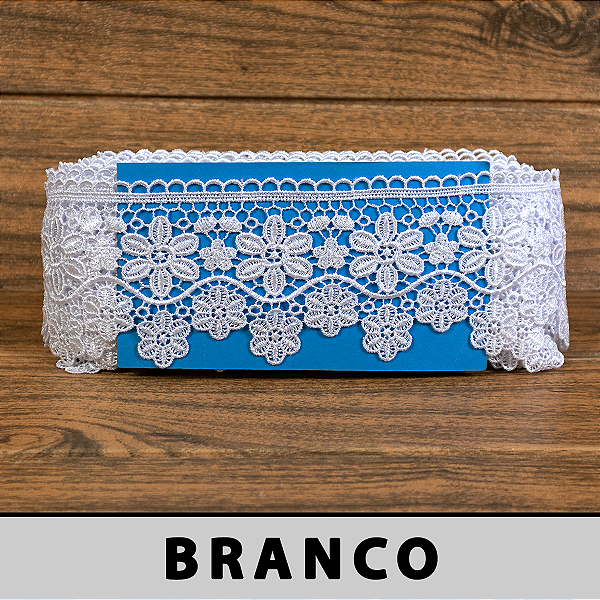 Renda Guipir Branca CH-2048 (8,5cm - 13,70m)