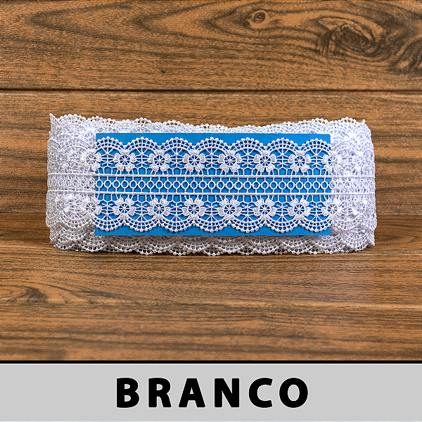 Renda Guipir Branca CH-2695 (7,0cm - 13,70m)