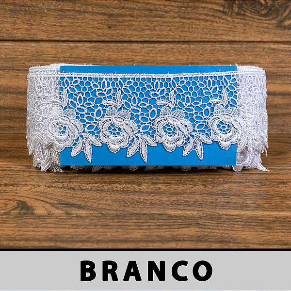 Renda Guipir Branca CH-4256 (9,0cm - 13,70m)