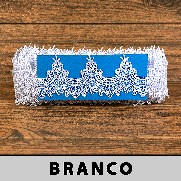 Renda Guipir Branca CH-3245 (7,5cm - 13,70m)