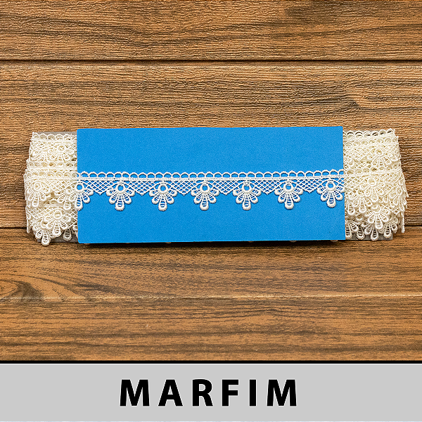 Renda Guipir Marfim LA-320555/M (2,5cm - 13,70m)