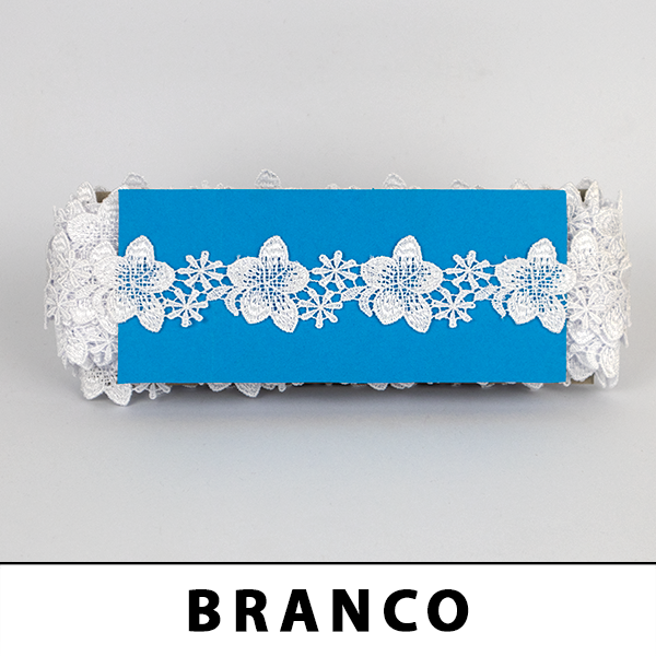 Renda Guipir Branca CH-4000 (3,5cm - 13,70m)