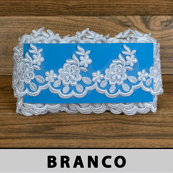 Organza com Sutache CH-3216 (8,0cm - 9,14m)