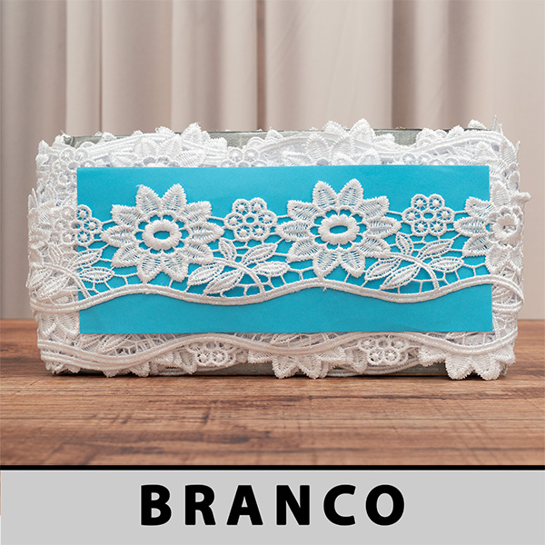 OFERTA - Renda Guipir Branca CH-4606 (6,0cm - 13,70m)