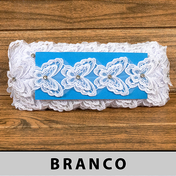 Tule Bordado Branco 3D CH-3427 (6,0cm - 12,80m)