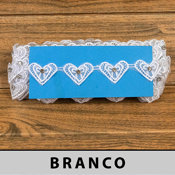 Tule Bordado Branco 3D CH-4551 (3,5cm - 12,80m)