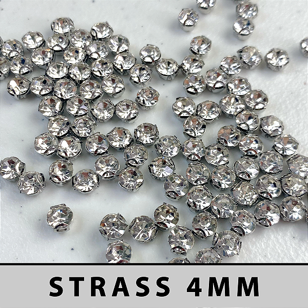 Strass 4 mm (500 unidades)