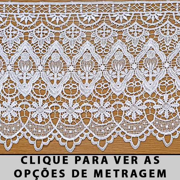 Renda Guipir Litúrgica CH-2493B (24,0cm largura)
