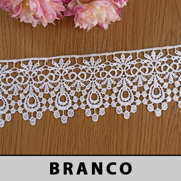 Renda Guipir Branca LA-800789 (6,0cm - 13,70m)