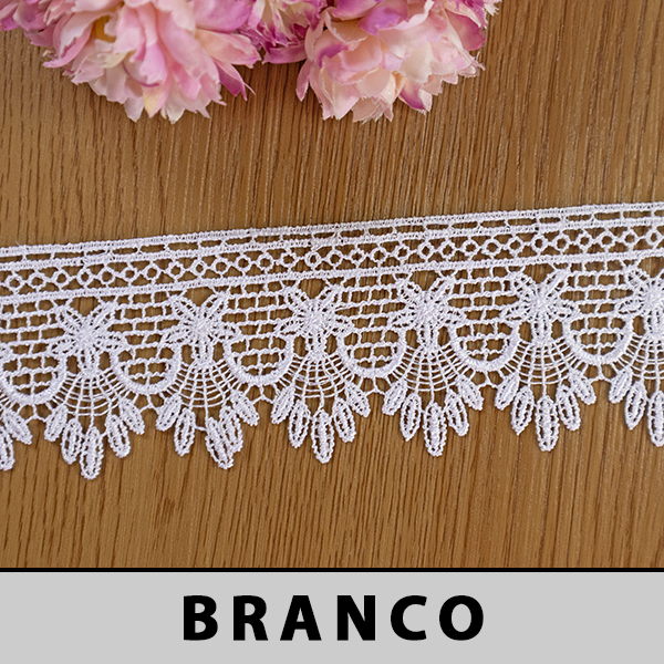 Renda Guipir Branca LA-320289 (6,0cm - 13,70m)