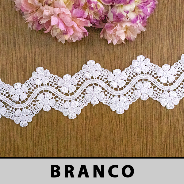 Renda Guipir Branca CH-4701 (6,0cm - 13,70m)