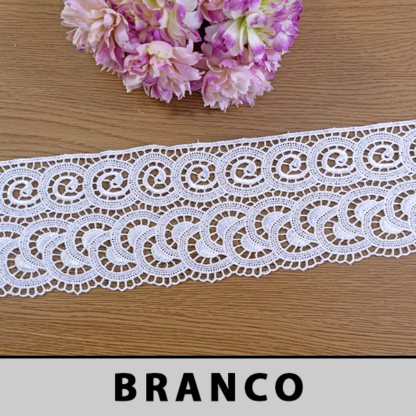 Renda Guipir Branca OR-52901 (8,5cm - 13,70m)