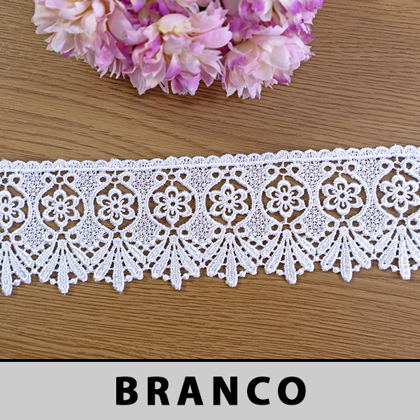 Renda Guipir Branca OR-52976 (6,5cm - 13,70m)