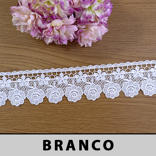 Renda Guipir Branca OR-52948 (5,0cm - 13,70m)