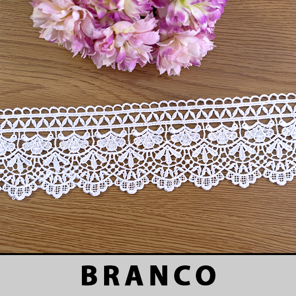 Renda Guipir Branca OR-52997 (6,5cm - 13,70m)